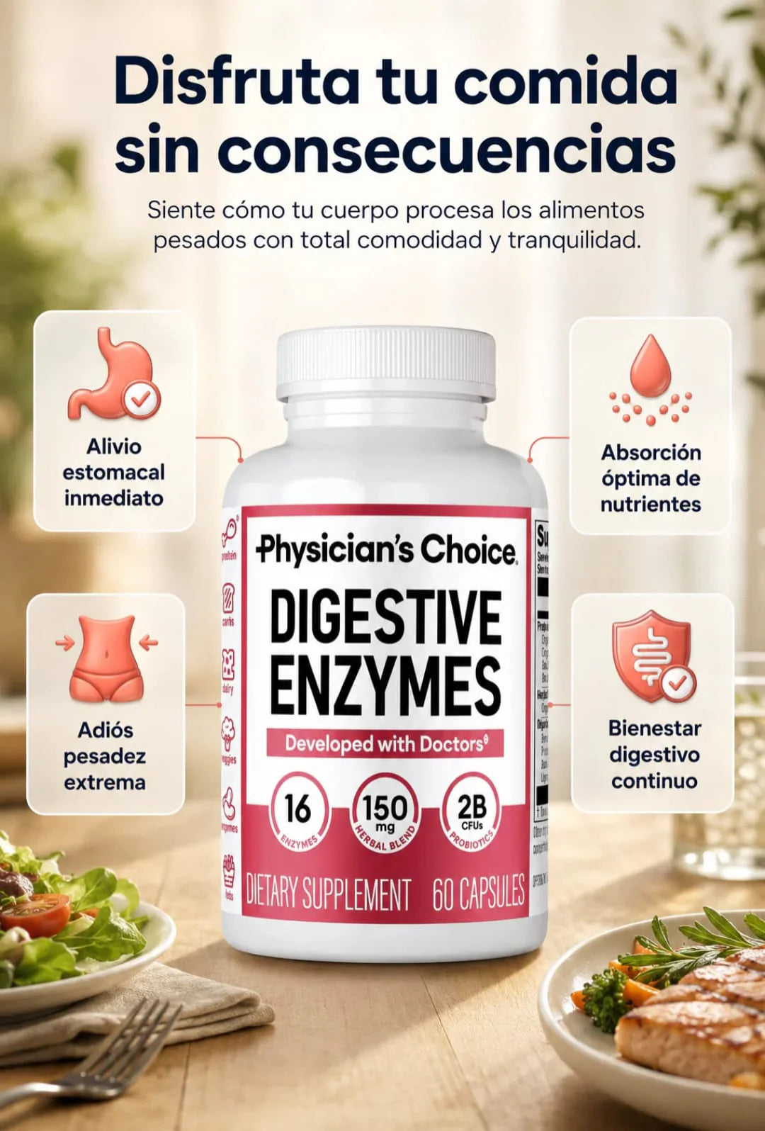 Digestive Enzimes + Envío Grátis